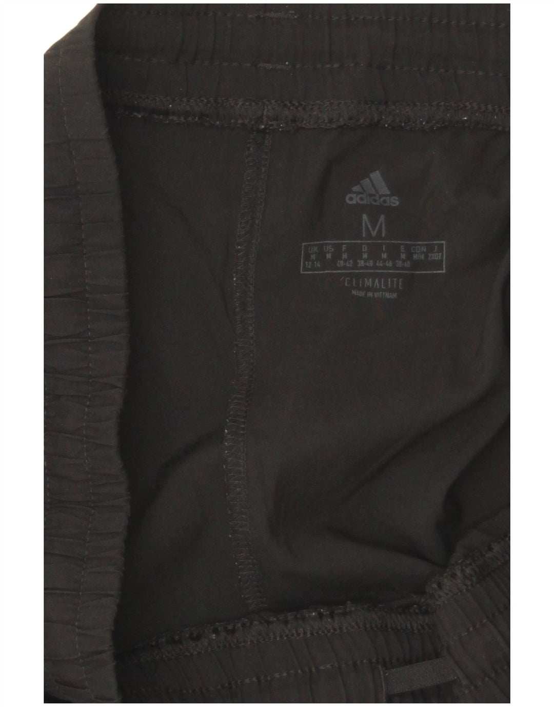Pantaloni scurți sport Climalite Adidas pentru femei UK 12/14 Poliester mediu negru
