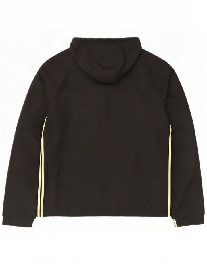Jachetă de trening reversibilă cu glugă pentru bărbați Adidas XL poliester negru