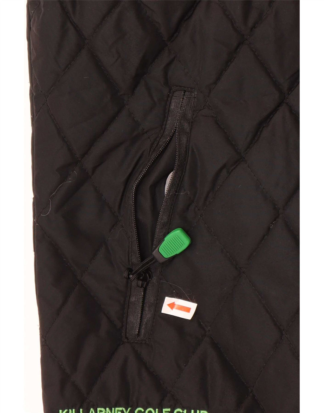 Gilet matlasat Lyle & Scott pentru femei UK 14, mare, negru, poliester