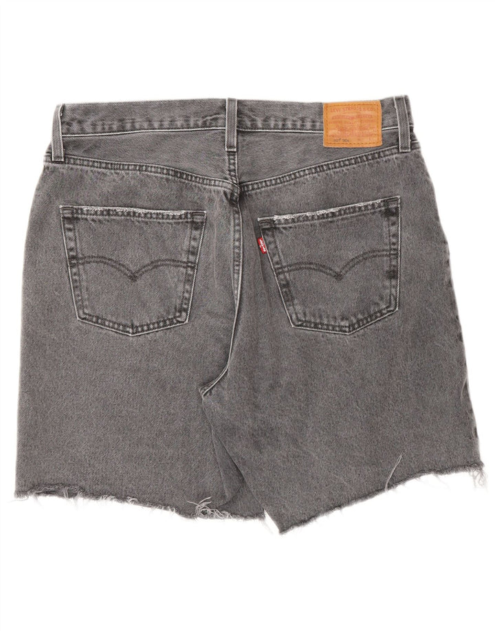 LEVI'S Mens 501 Denim Shorts W31 Medium  Grey Cotton