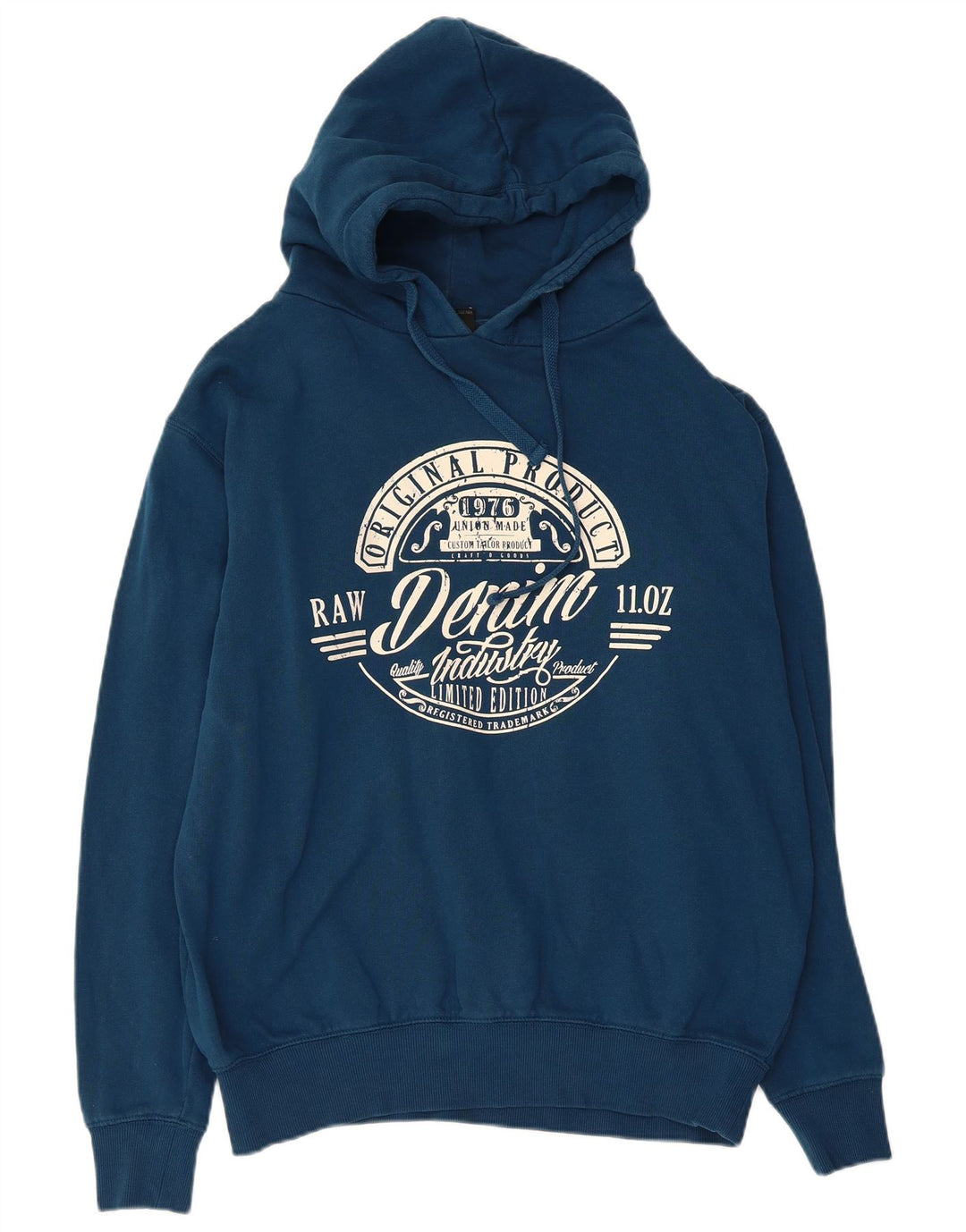 Pulover SMOG pentru bărbați, cu grafic regular, din bumbac mare, albastru