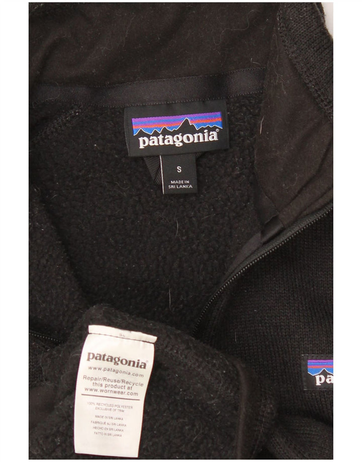 Patagonia Womens Regular Fit Trening Top Jacket UK 10 Small Black