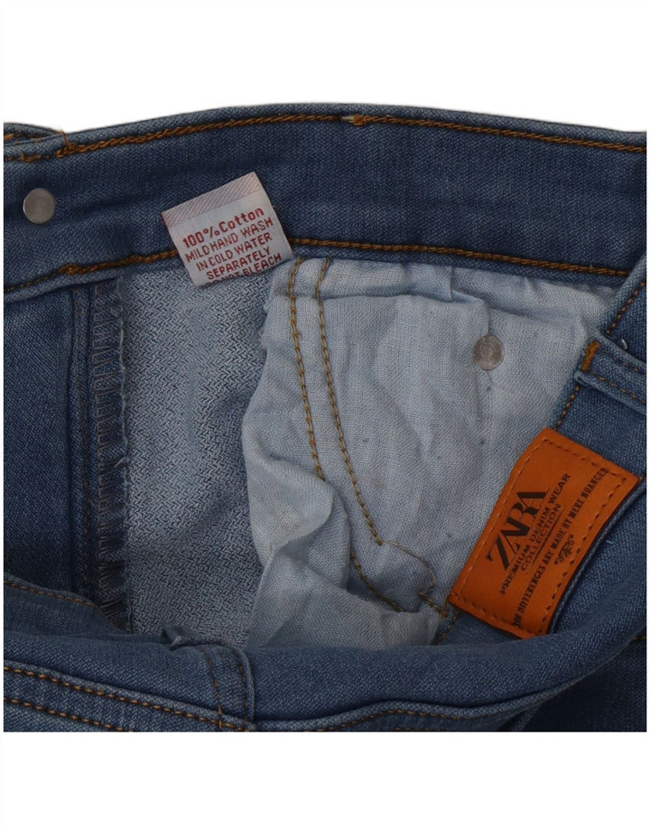Blugi drepți pentru bărbați Zara L30 L29 Bumbac albastru