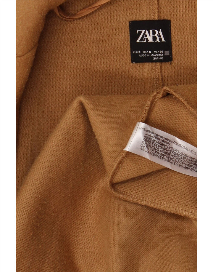 Pardesiu deschis pentru femei Zara UK 10 mic, maro, poliester