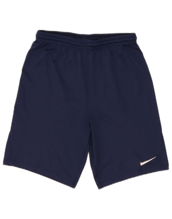 Pantaloni scurți sport Nike Dri Fit pentru băieți 13-14 ani XL bleumarin Poliester