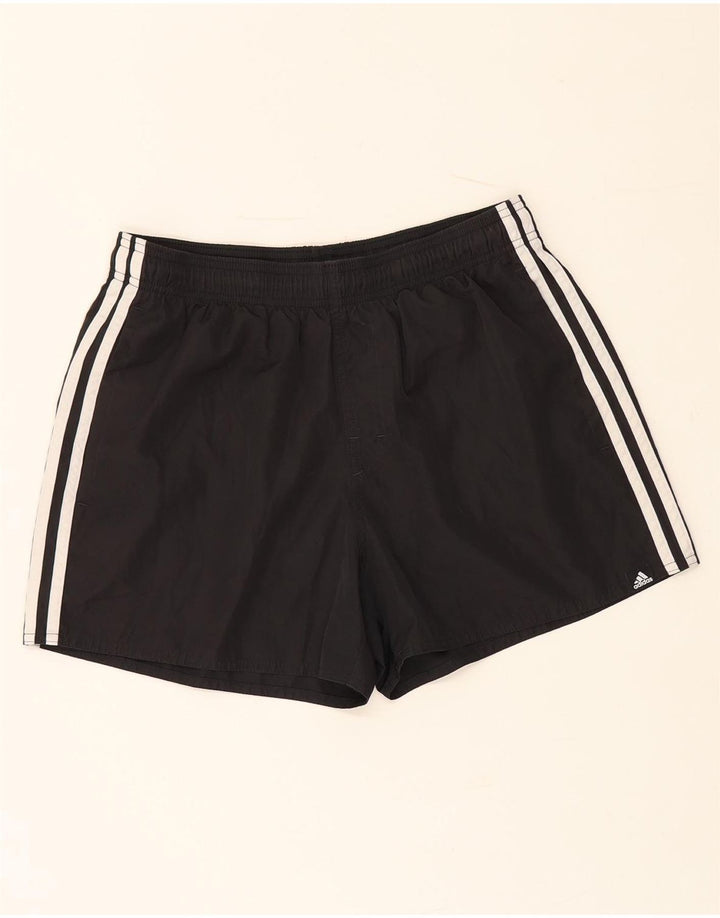 Pantaloni scurți sport Adidas pentru femei UK 12 Medium Black Poliester