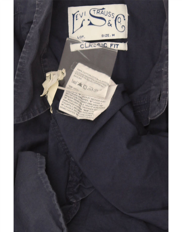Cămașă pentru bărbați Levi's Classic Fit Bumbac mediu bleumarin