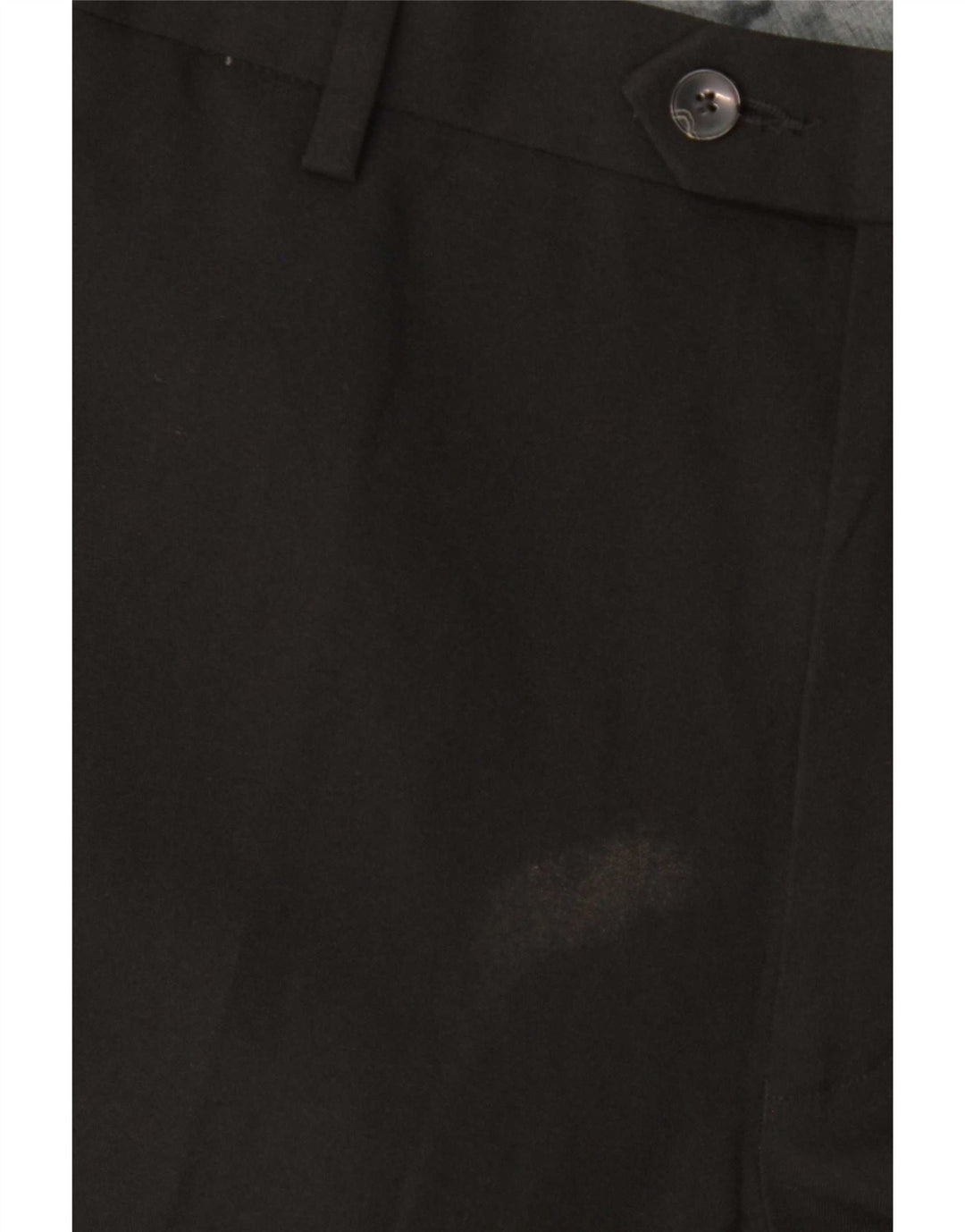 Pantaloni de costum obișnuiți pentru bărbați Marks & Spencer L40 L31 Poliester negru