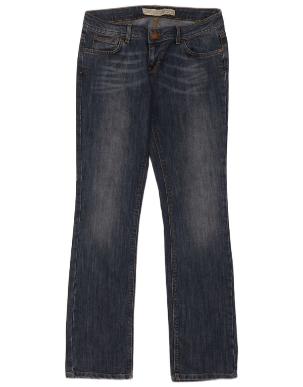 Blugi Zara Femei Bootcut EU 42 Large W32 L32 Bleumarin Bumbac
