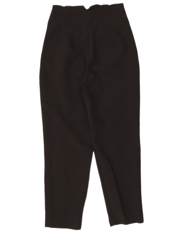 Pantaloni de costum pentru femei cu talie înaltă Zara Mici L26 L26 Poliester negru