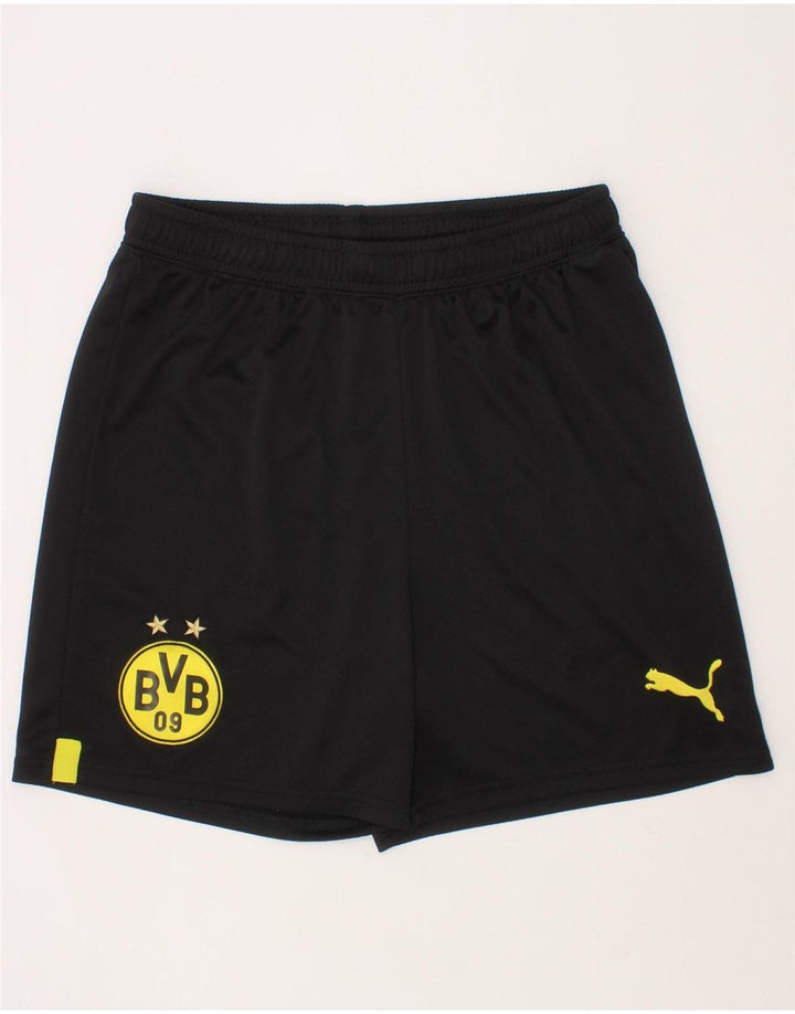 PUMA Boys BVB Dortmund Sport Shorts 15-16 Years  Black Polyester Vintage Puma and Second-Hand Puma from Messina Hembry 