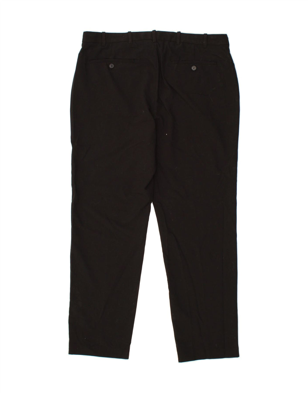 IZOD Mens Straight Chino Trousers  W38 L32 Black Polyester Vintage Izod and Second-Hand Izod from Messina Hembry 