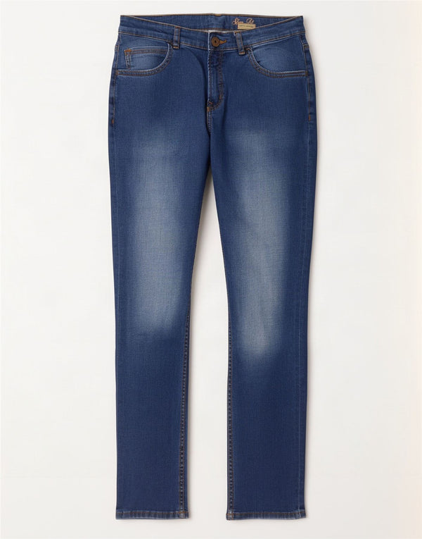 Blugi Slim Băieți Zara 13-14 Ani L30 L30 Bumbac Albastru