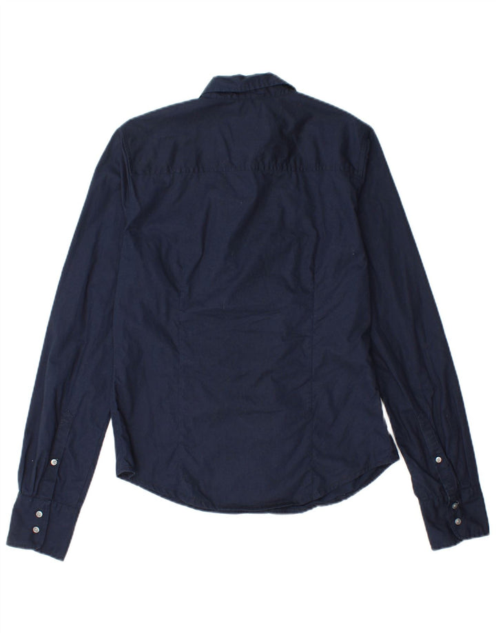 Cămașă 365 Slim pentru femei J. Crew US 6 Medium Bluemarin Bumbac