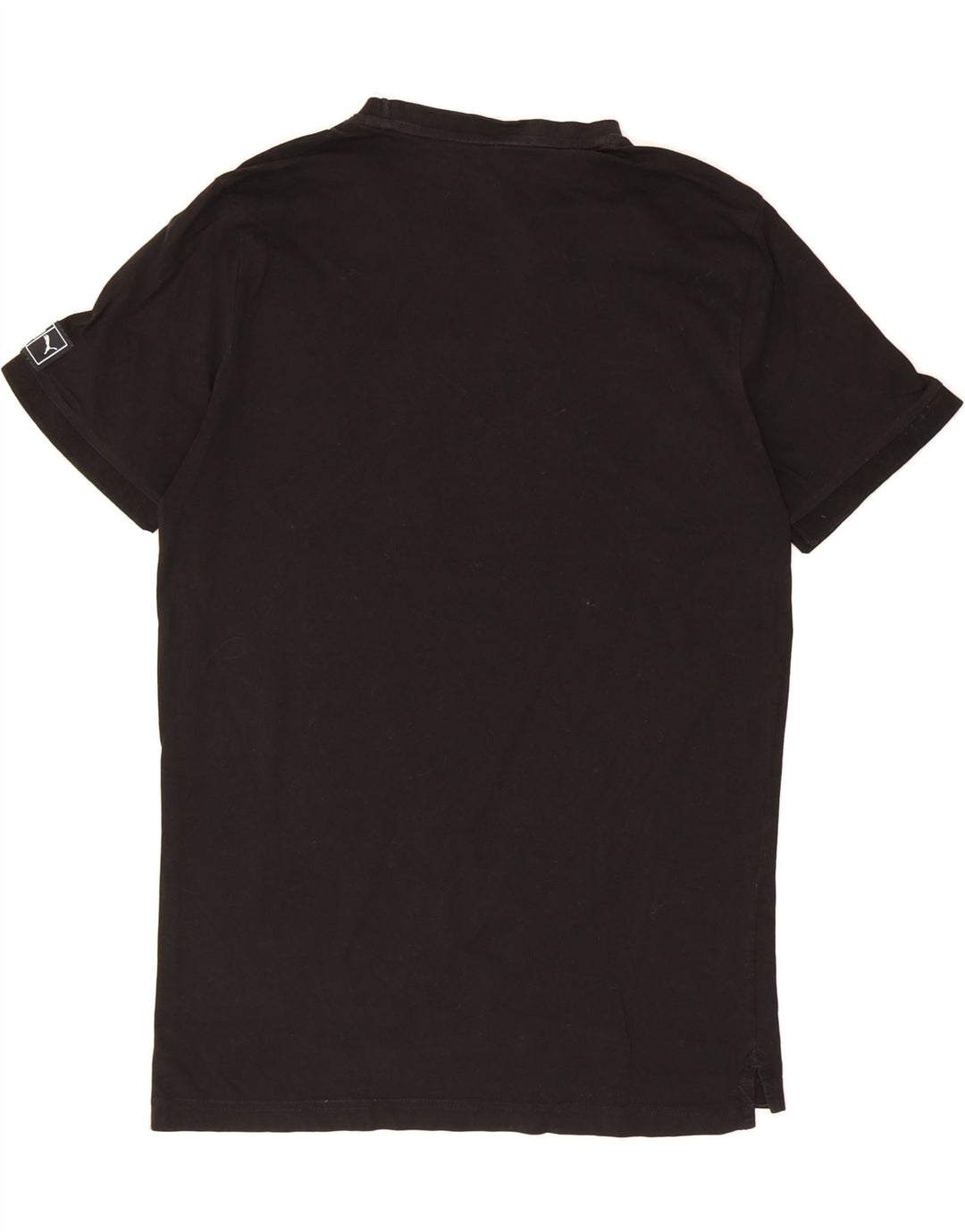PUMA Mens Graphic T-Shirt Top Medium Black Vintage Puma and Second-Hand Puma from Messina Hembry 