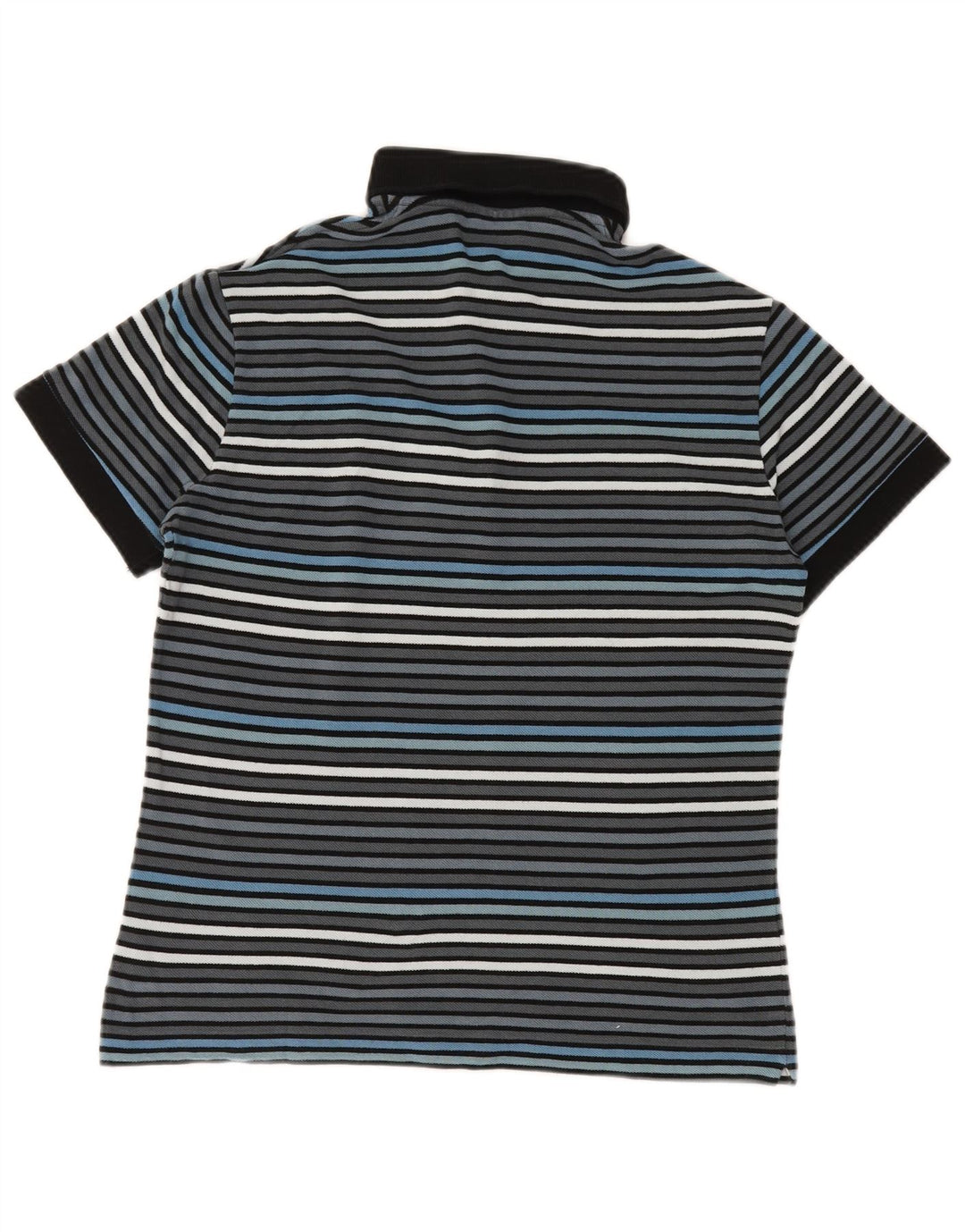 Tricou polo Lacoste pentru bărbați, mărimea 3, bumbac cu dungi gri mici