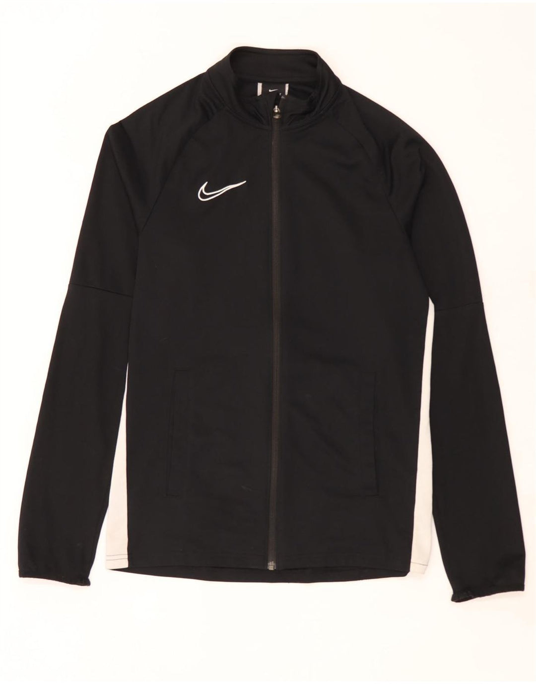 Jachetă de top pentru trening Adidas Dri Fit pentru bărbați, mică, neagră, din poliester