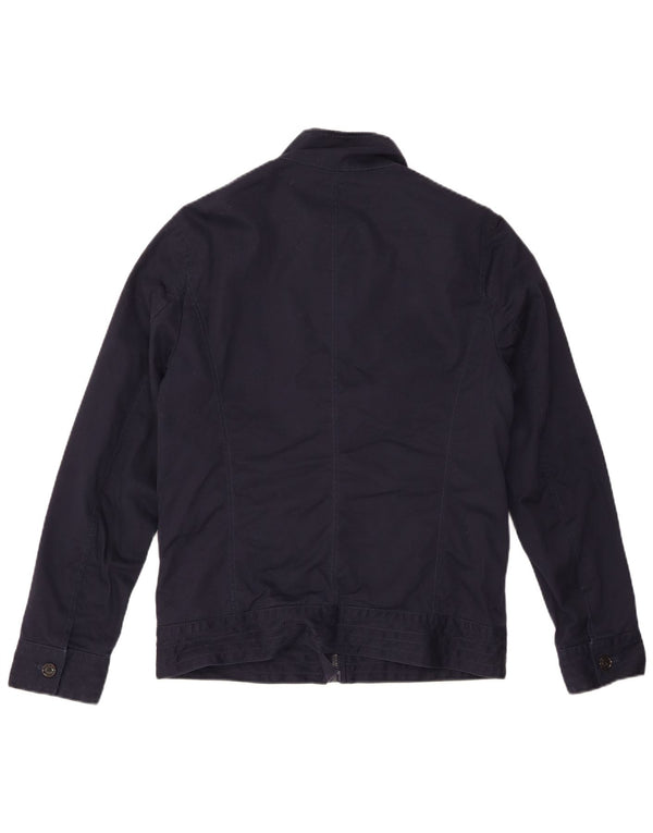 Jachetă militară pentru bărbați ZARA UK 40 mare, albastru, poliester