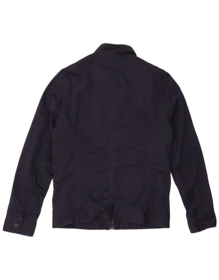 Jachetă militară pentru bărbați ZARA UK 40 mare, albastru, poliester