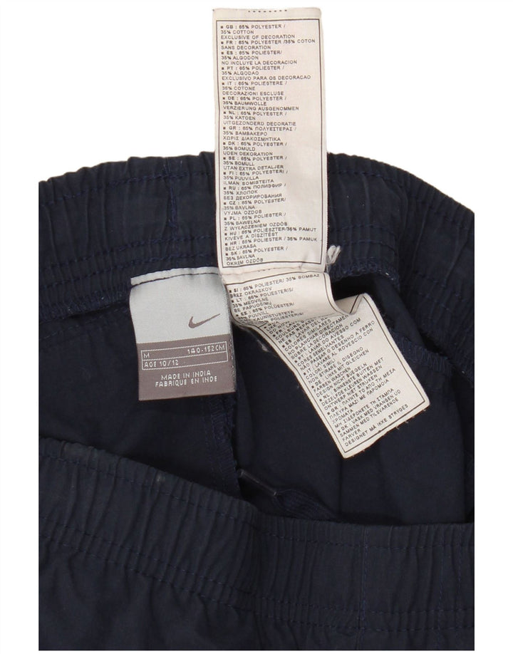 Pantaloni de trening Nike băieți 10-11 ani poliester mediu albastru bleumarin