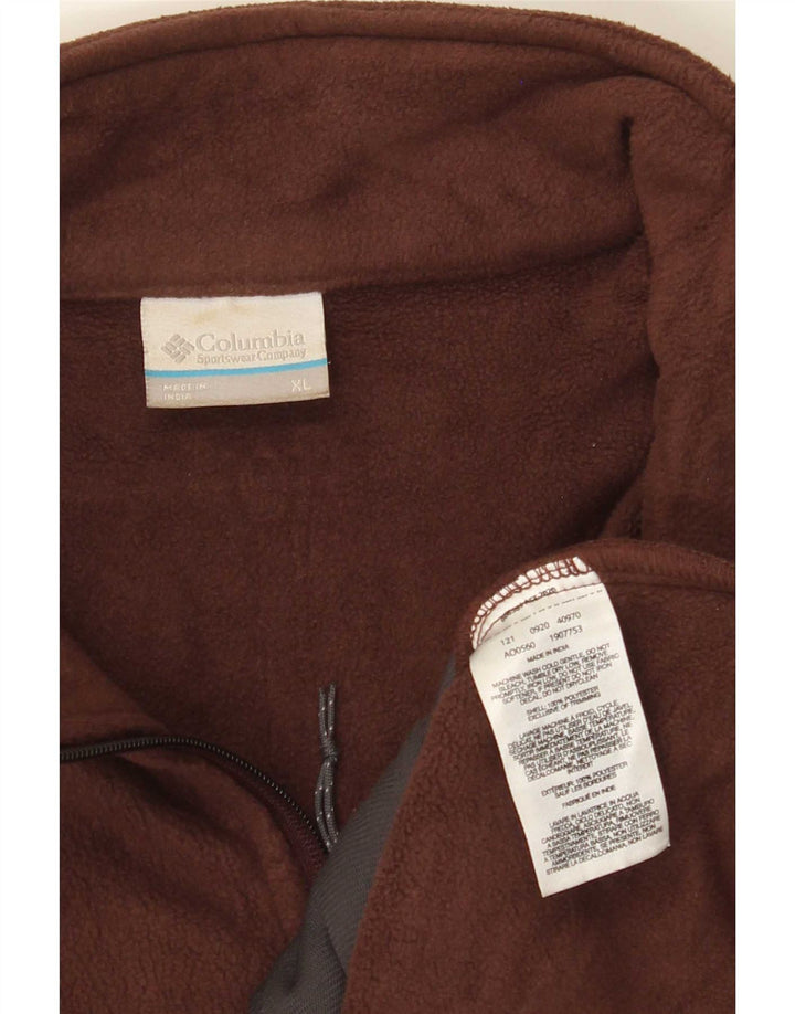 Jachetă fleece Columbia pentru bărbați UK 42 XL Maro Poliester