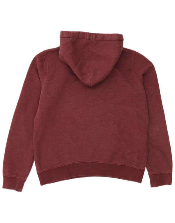 Jack Wills Pulover supradimensionat cu capotă pentru femei UK 12 Burgundy mediu
