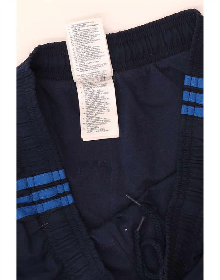 Pantaloni de trening pentru bărbați Adidas Pantaloni de jogging mari, bleumarin, poliester