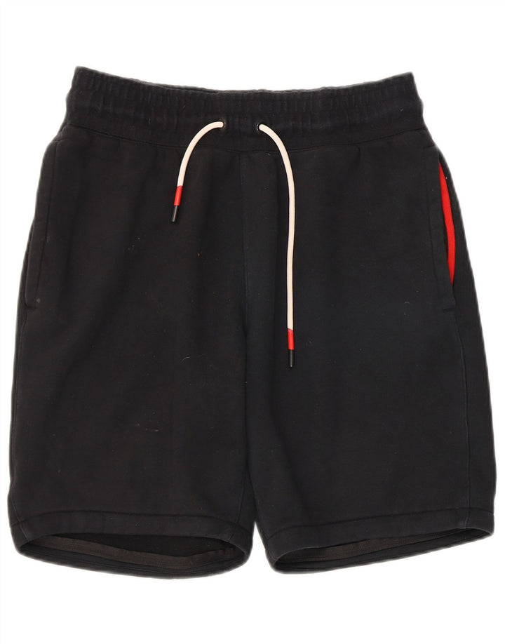 Pantaloni scurți sport Nike pentru bărbați, bumbac mediu negru