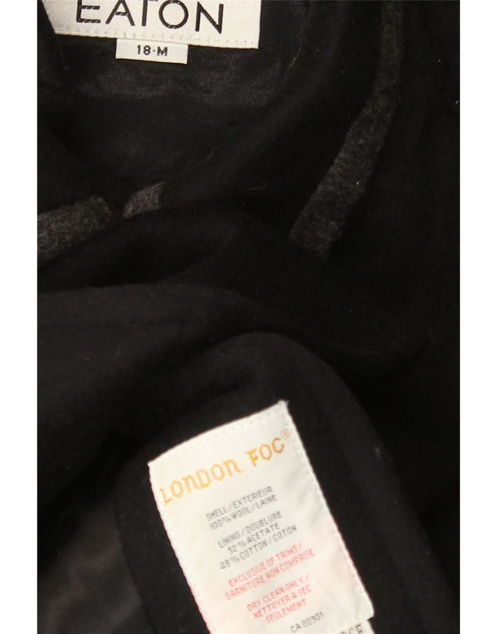 LONDON FOG Palton pentru femei US 18 2XL Lână neagră