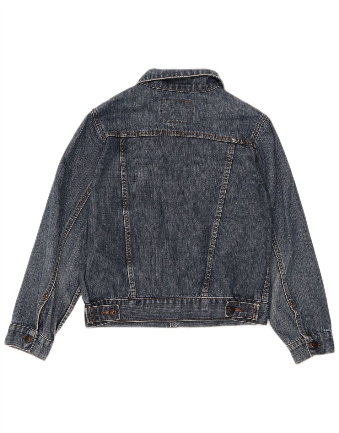 Jachetă Levi's Crop Denim UK 12 Bumbac albastru mediu