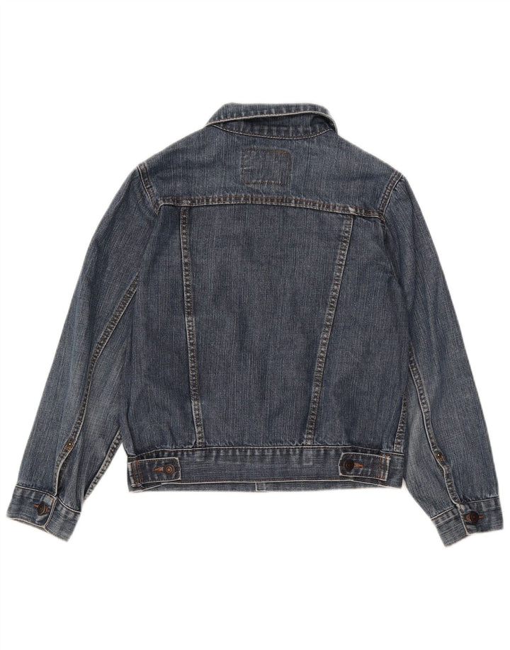 Jachetă Levi's Crop Denim UK 12 Bumbac albastru mediu