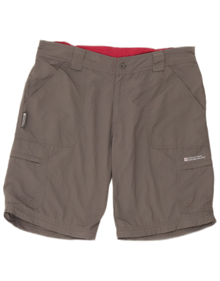 Pantaloni scurti cargo pentru femei Mountain Warehouse UK 14 Large W34 Nylon gri