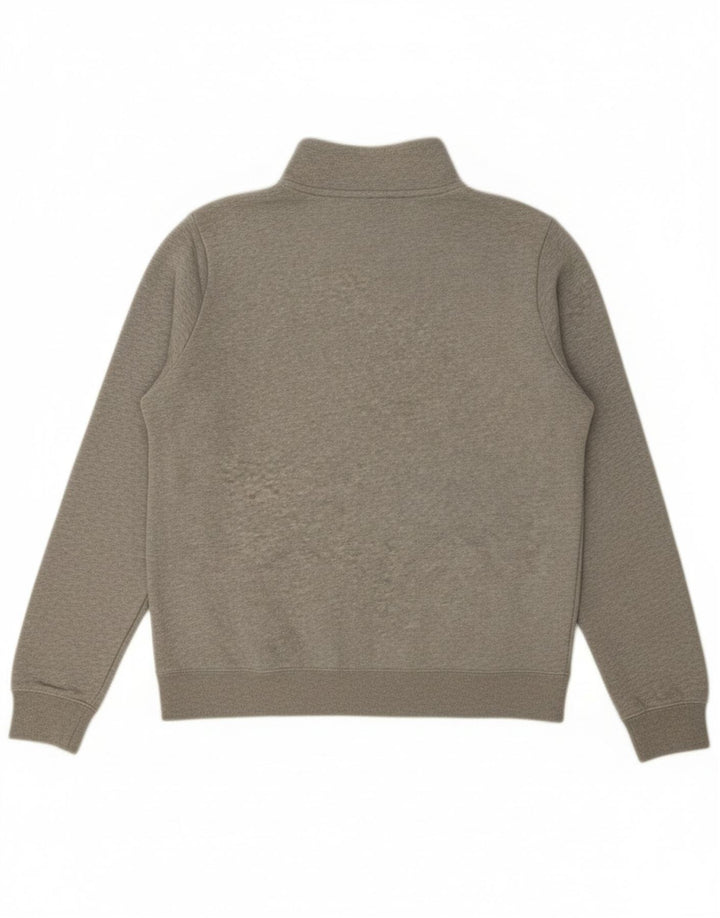 Pulover Nike pentru femei, supradimensionat, cu fermoar, cu gât, UK 10, mic, gri pete