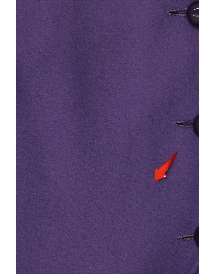 Jachetă pentru femei VINTAGE cu 4 nasturi, UK 16, mov mare