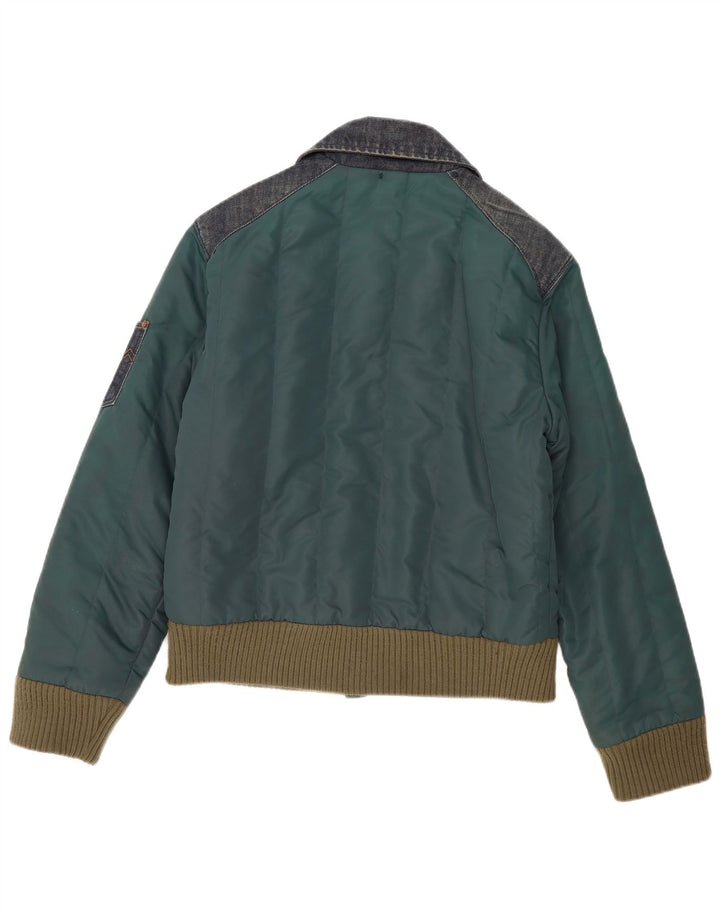 Jachetă Bomber pentru bărbați Energie UK 38 Medium Green Colorblock Poliester
