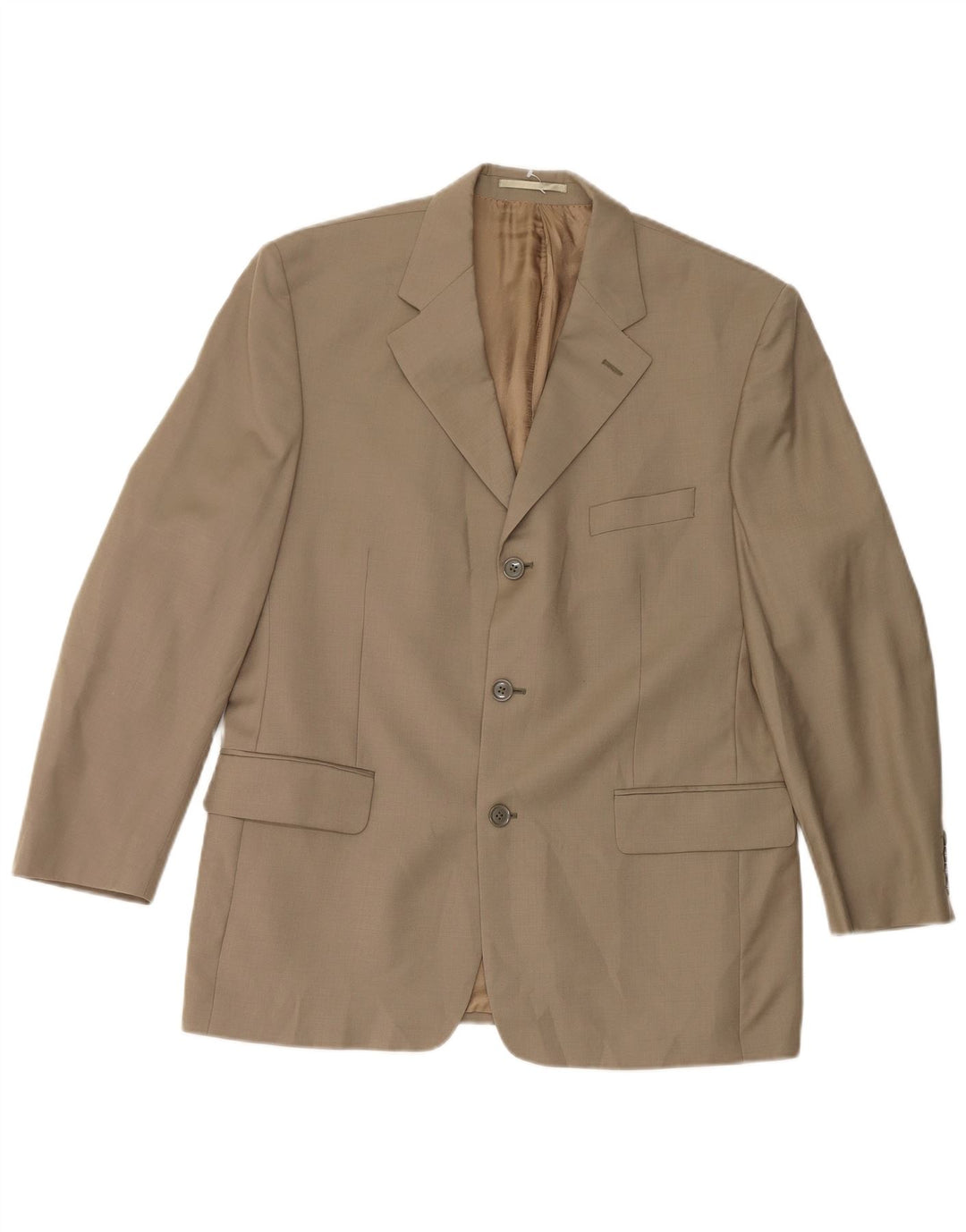 Jachetă blazer pentru bărbați Pierre Cardin cu 3 nasturi UK 40 mare bej