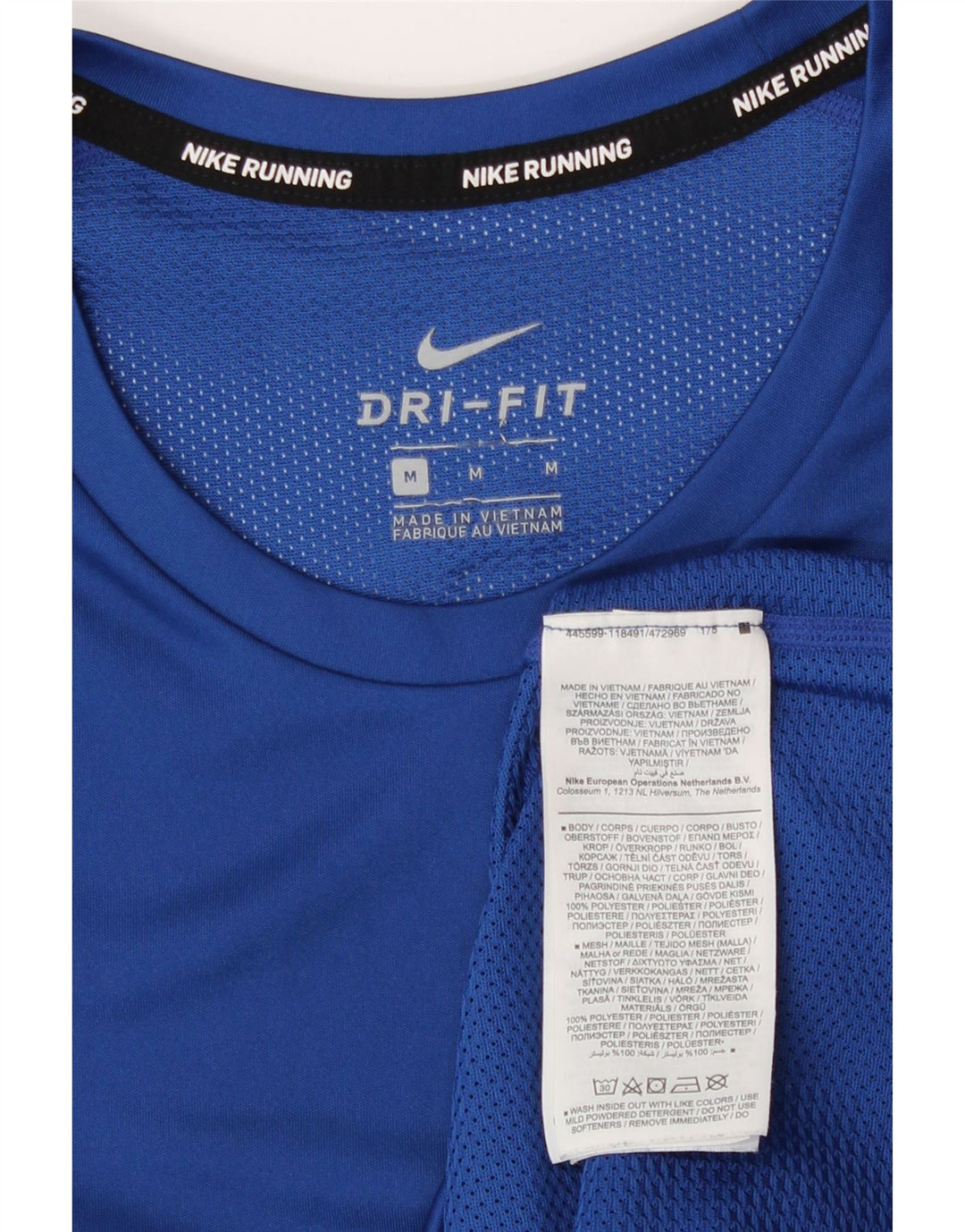 Tricou Nike Dri Fit pentru bărbați Top Medium Blue Poliester