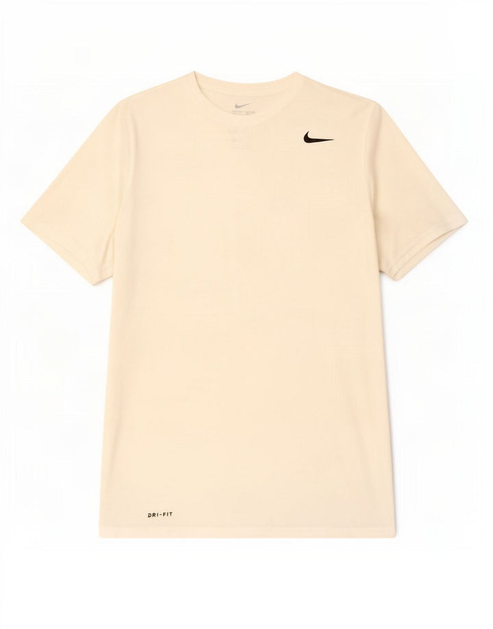 Tricou Nike Dri Fit pentru bărbați Top Medium Alb Poliester