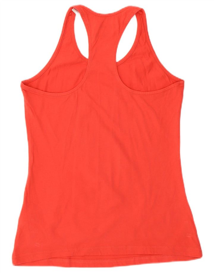 Vesta grafică pentru femei Adidas UK 8/10 Bumbac roșu mic