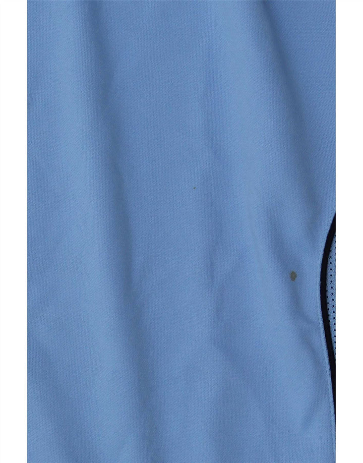 Tricou grafic Asics pentru bărbați Top Mediu Albastru Poliester Bloc de culoare