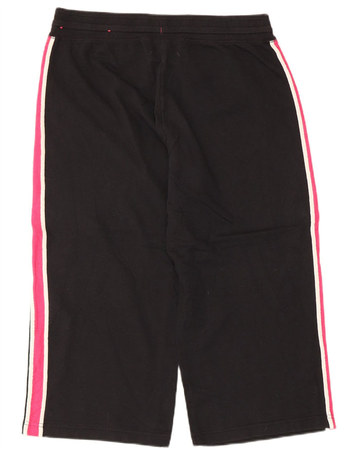 Pantaloni de trening Capri pentru femei REEBOK UK 14 Medium Black Colorblock