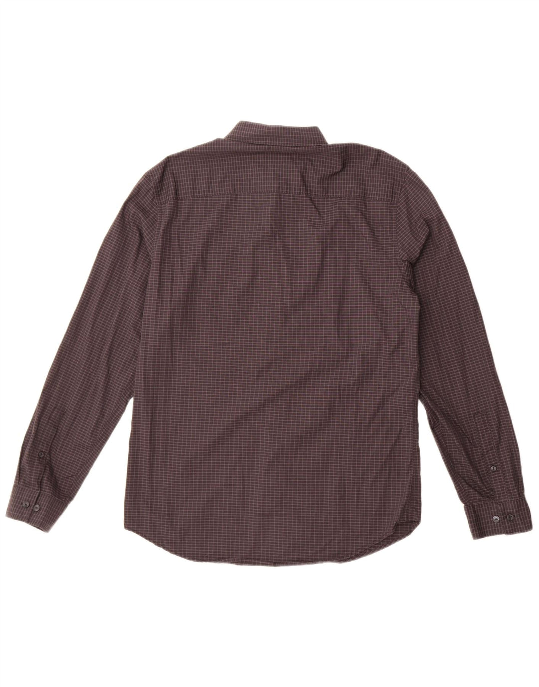 Cămașă pentru bărbați Calvin Klein Slim Fit, bumbac cu carouri, gri mediu