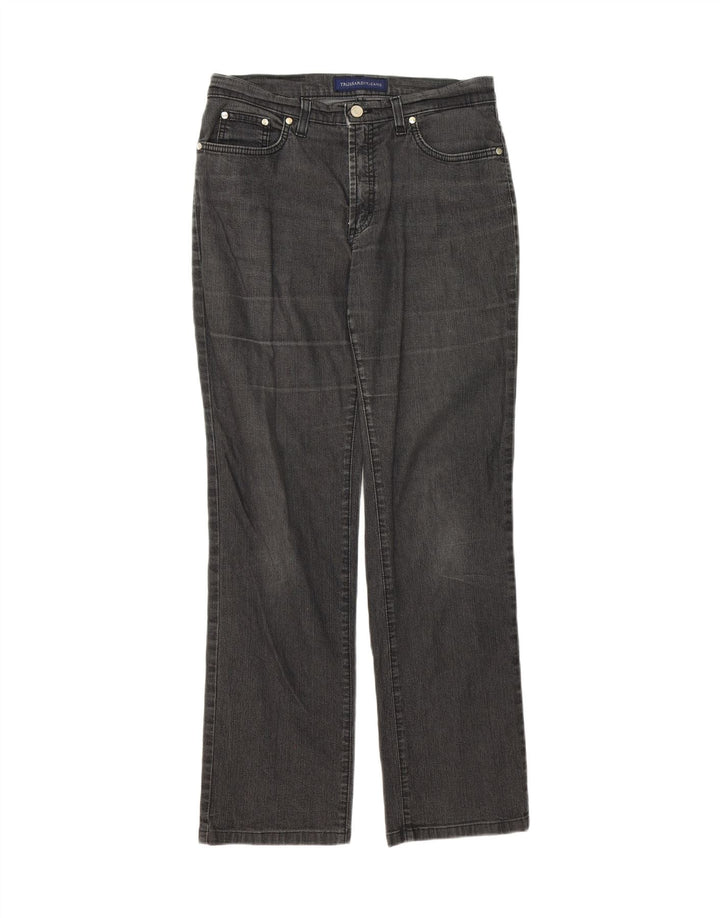 TRUSSARDI Womens Straight Jeans W30 L31 Grey Cotton Vintage Trussardi and Second-Hand Trussardi from Messina Hembry 