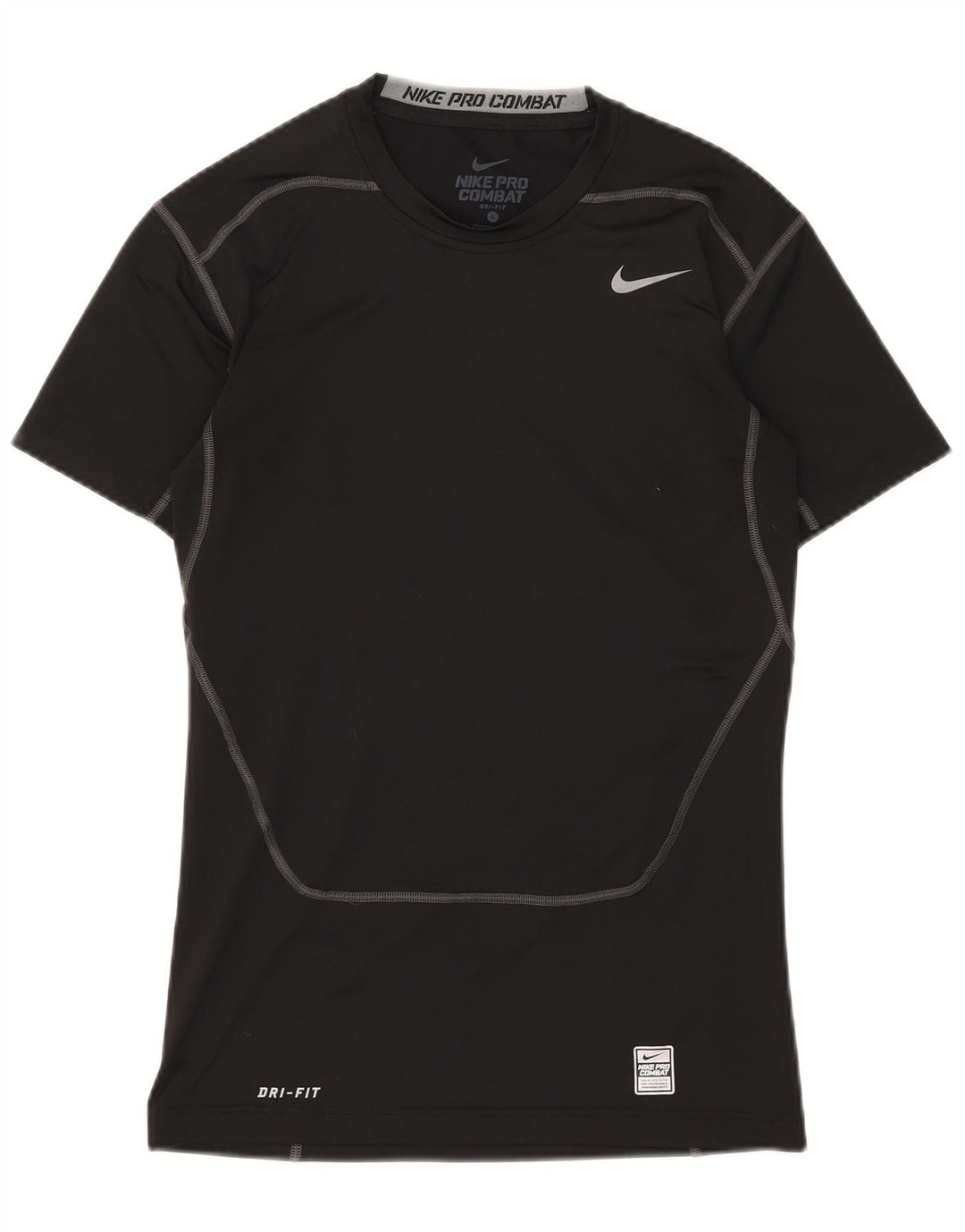 Tricou grafic NIKE Dri Fit pentru bărbați Top mare negru