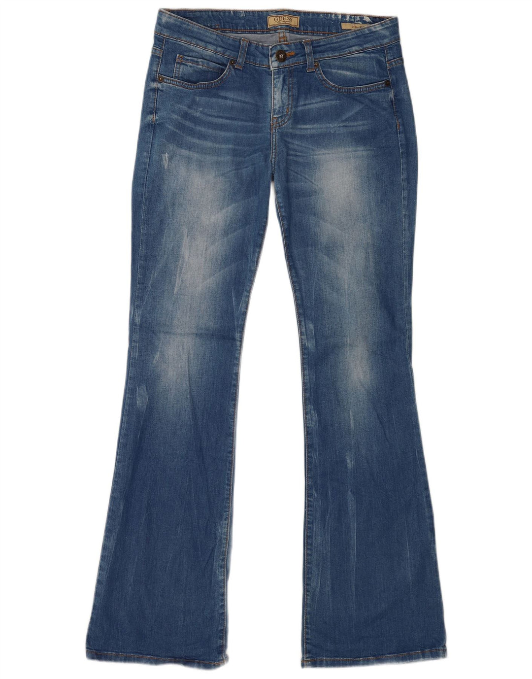 Blugi Guess Bootcut pentru femei W30 L30 Bumbac albastru