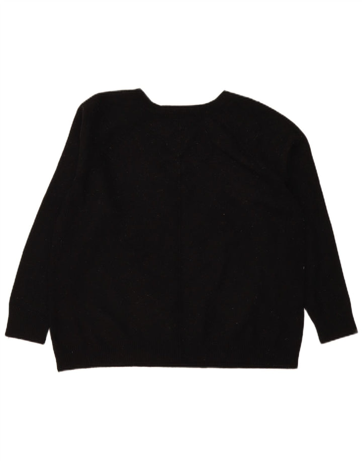 Pulover cu decolteu în V Gap pentru femei UK 16, mare, negru, nailon