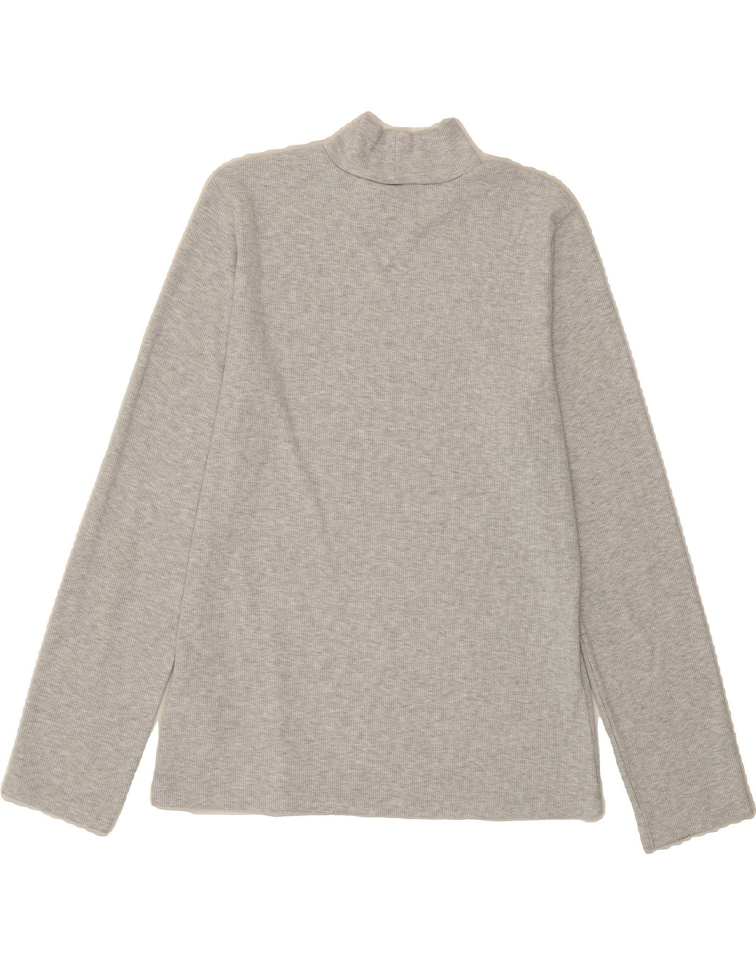 TOMMY HILFIGER Womens Top Long Sleeve UK 14 Large Grey Polyester Vintage Tommy Hilfiger and Second-Hand Tommy Hilfiger from Messina Hembry 