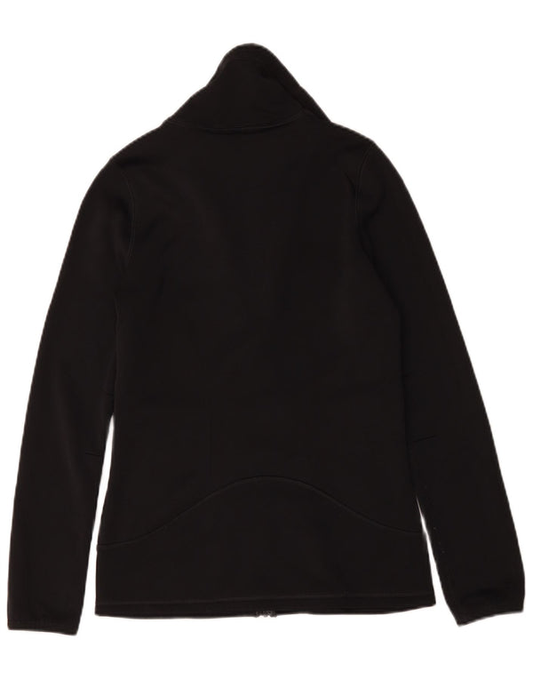 Jachetă de top pentru trening Nike Therma-Fit pentru femei UK 10 Poliester negru mic