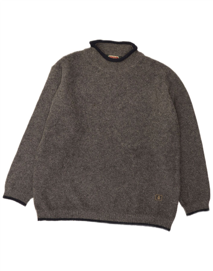 Pulover pentru bărbați Invicta cu gât țestoasă, XL, lână gri