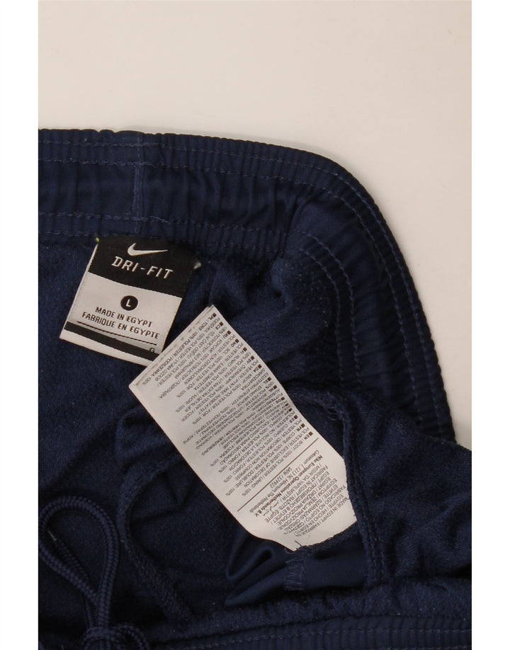 Pantaloni scurți sport NIKE Dri Fit pentru bărbați, mari, albastru, poliester